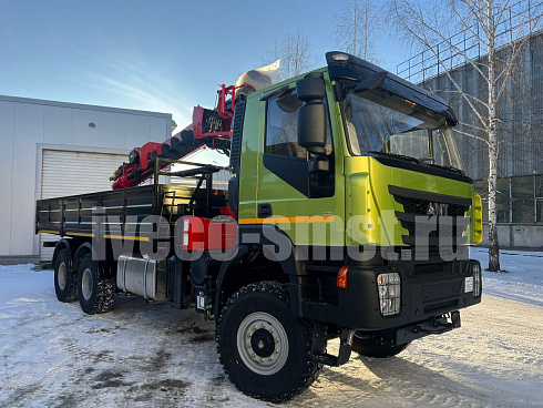 Бортовой автомобиль AMT N.V. 632944 (6x6) 480 л.с. с КМУ + буровая установка HORYONG HRS216