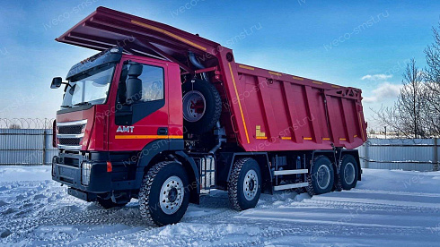 Самосвал АМТ N.V. 752901 (8x4) 560 л.с. скальный кузов