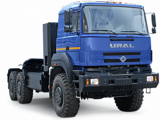 Седельный тягач УРАЛ CNG 63704К-3951 6x6, 407 л.с, 20300 кг