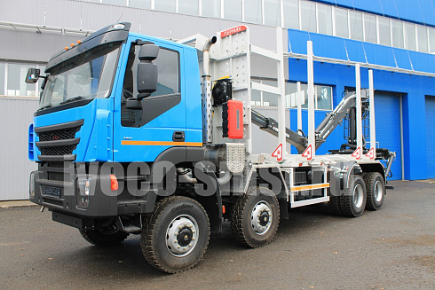 Сортиментовоз АМТ N.V. 732920 (8x4) 480 л.с. с КМУ