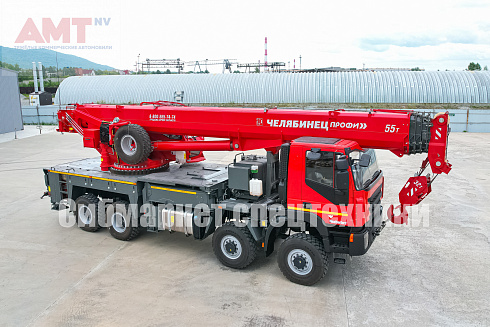 Автокран «Челябинец» на шасси AMT N.V. 7329 (8x8) 480 л.с.