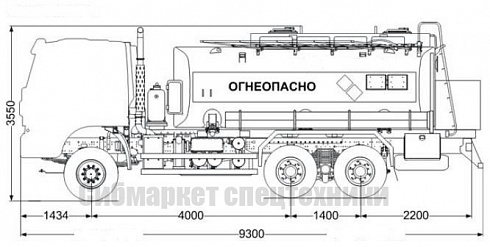 Автотопливозаправщик на шасси AMT N.V. - 17/2